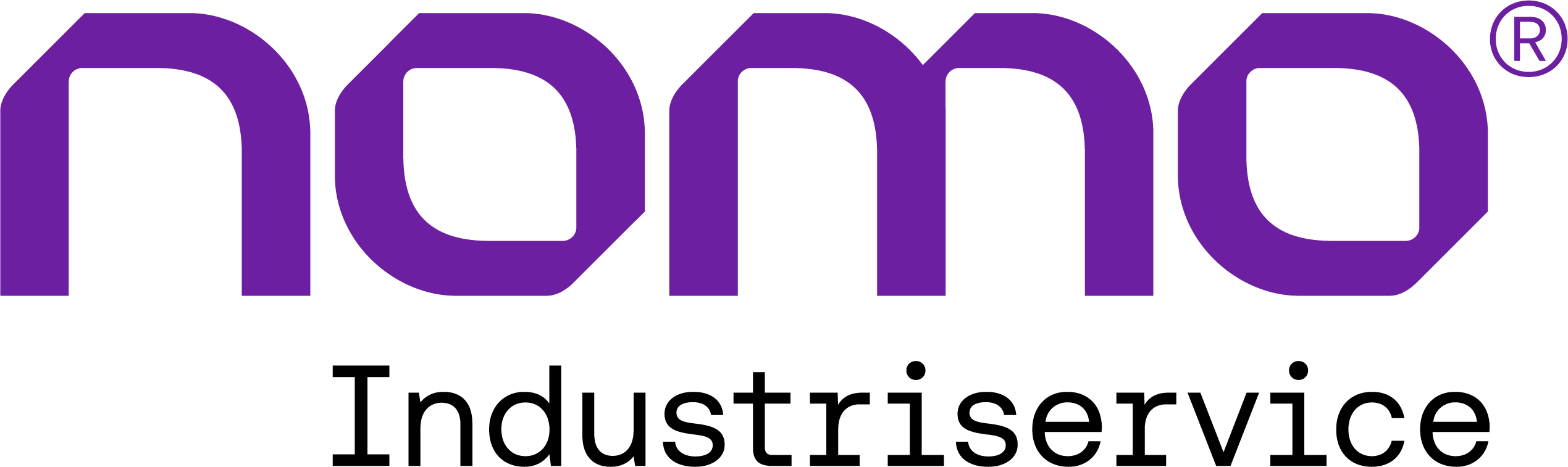 Nomo_industriservice_logotype_purple_registred_rgb