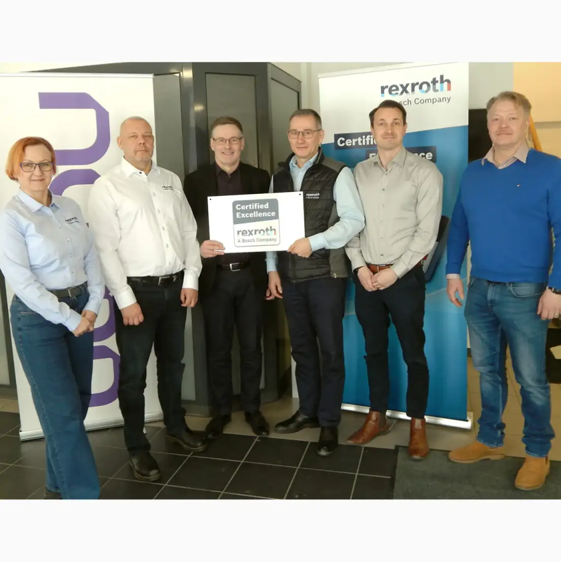 Certified Bosch Rexroth Excellence Partner in Finland.