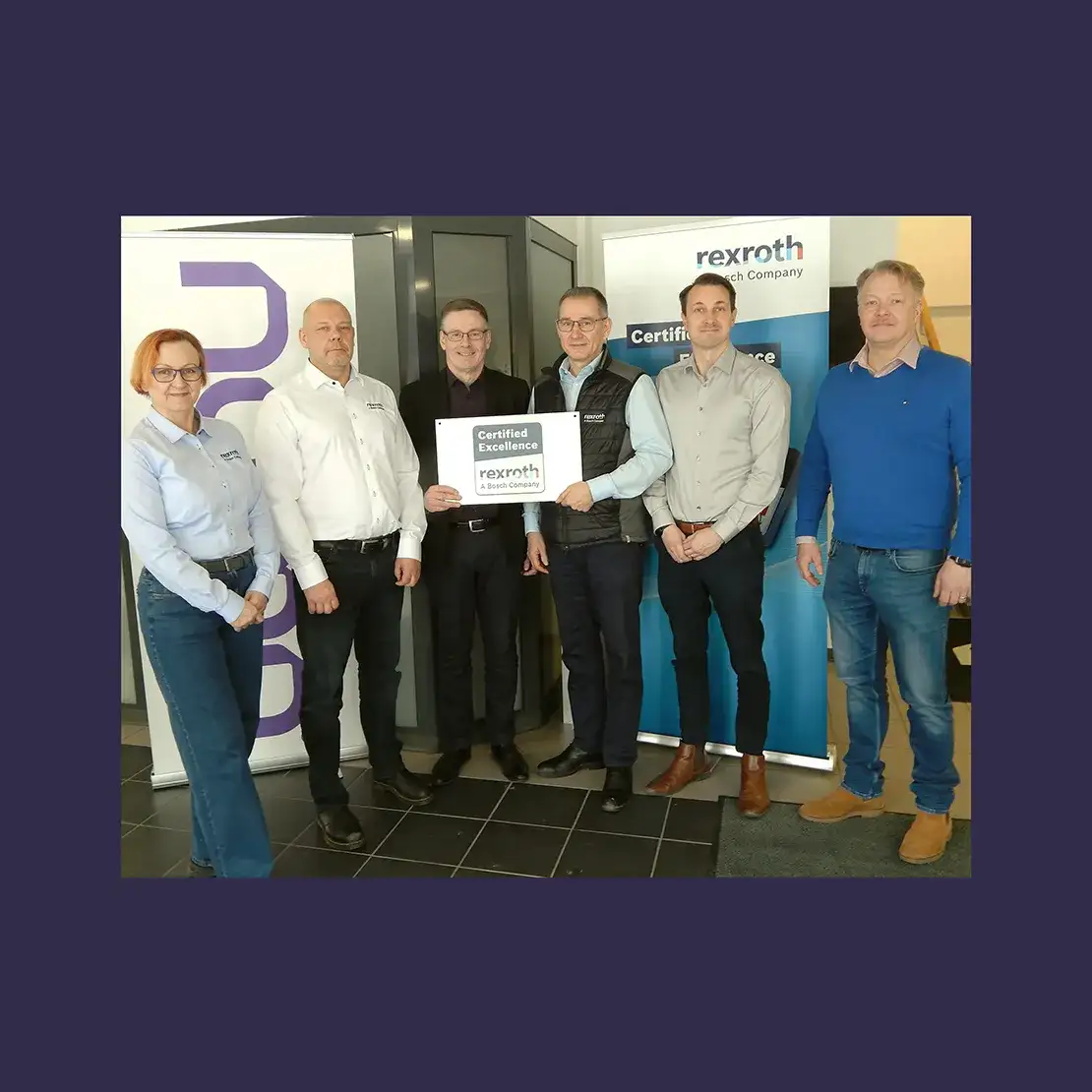 Certifierad Bosch Rexroth Excellence Partner i Finland.