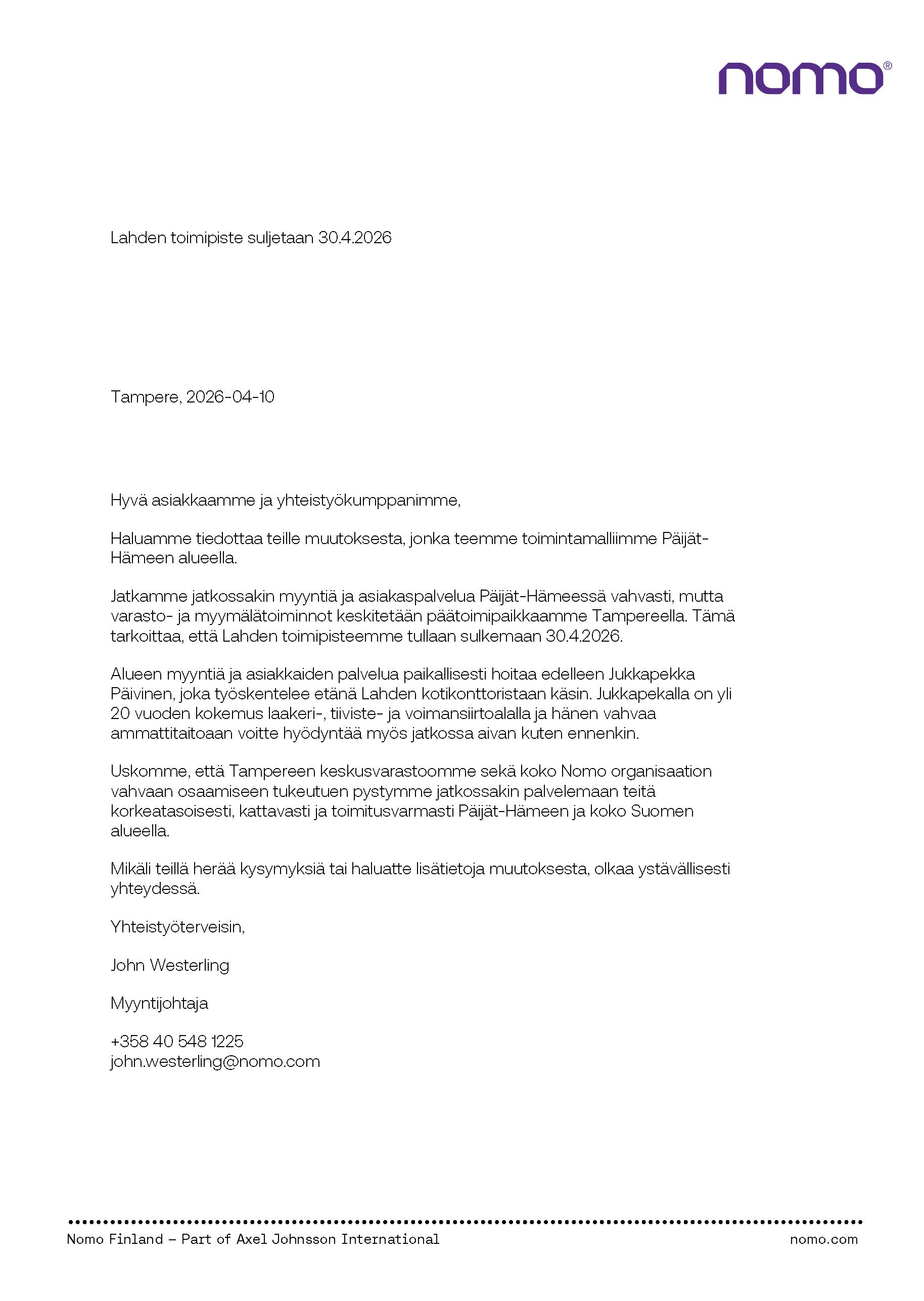 letter